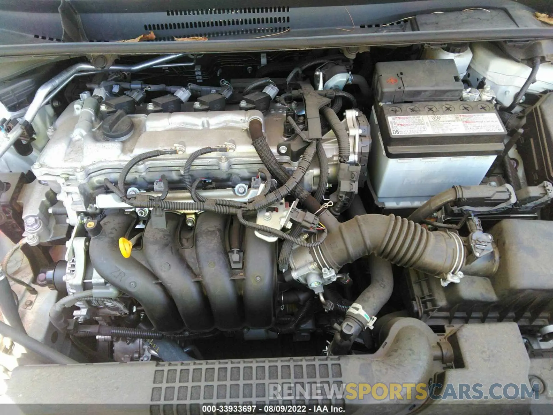 10 fotografías del automóvil dañado 5YFEPMAE3MP159061 TOYOTA COROLLA 2021