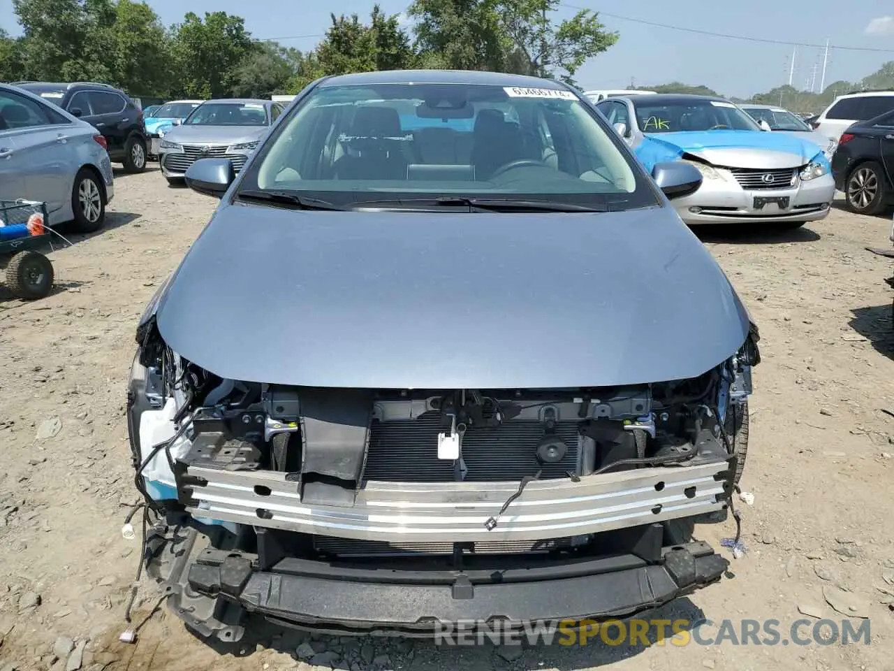 5 fotografías del automóvil dañado 5YFEPMAE3MP160176 TOYOTA COROLLA 2021