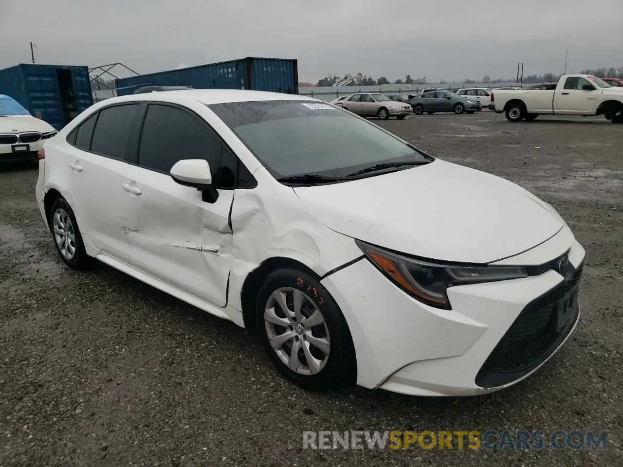 4 fotografías del automóvil dañado 5YFEPMAE3MP165023 TOYOTA COROLLA 2021