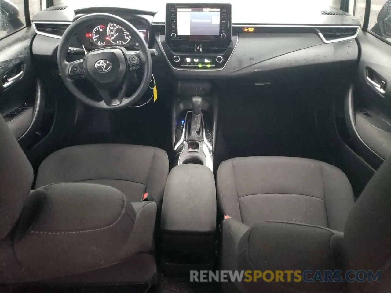8 fotografías del automóvil dañado 5YFEPMAE3MP165023 TOYOTA COROLLA 2021