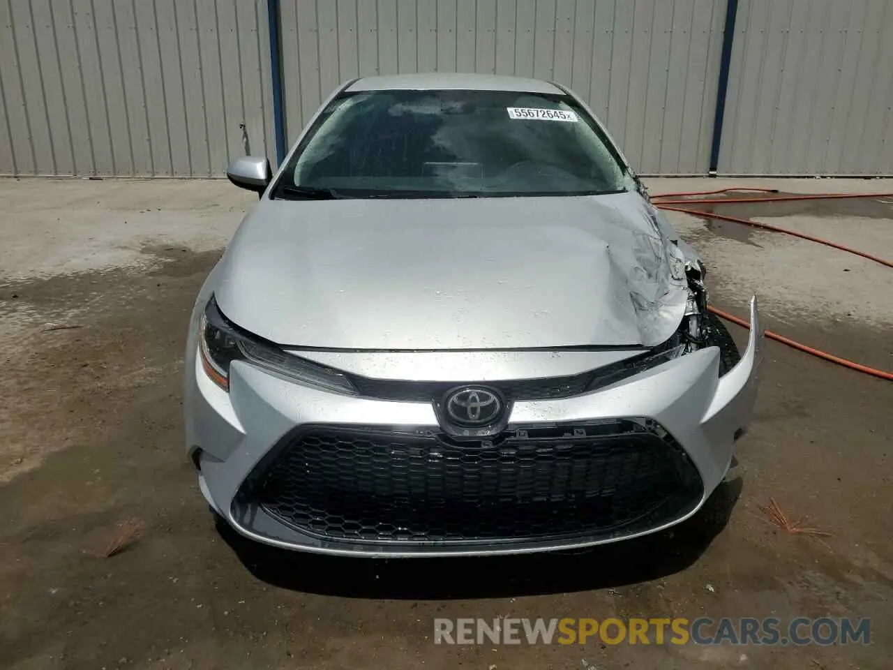 5 fotografías del automóvil dañado 5YFEPMAE3MP168424 TOYOTA COROLLA 2021