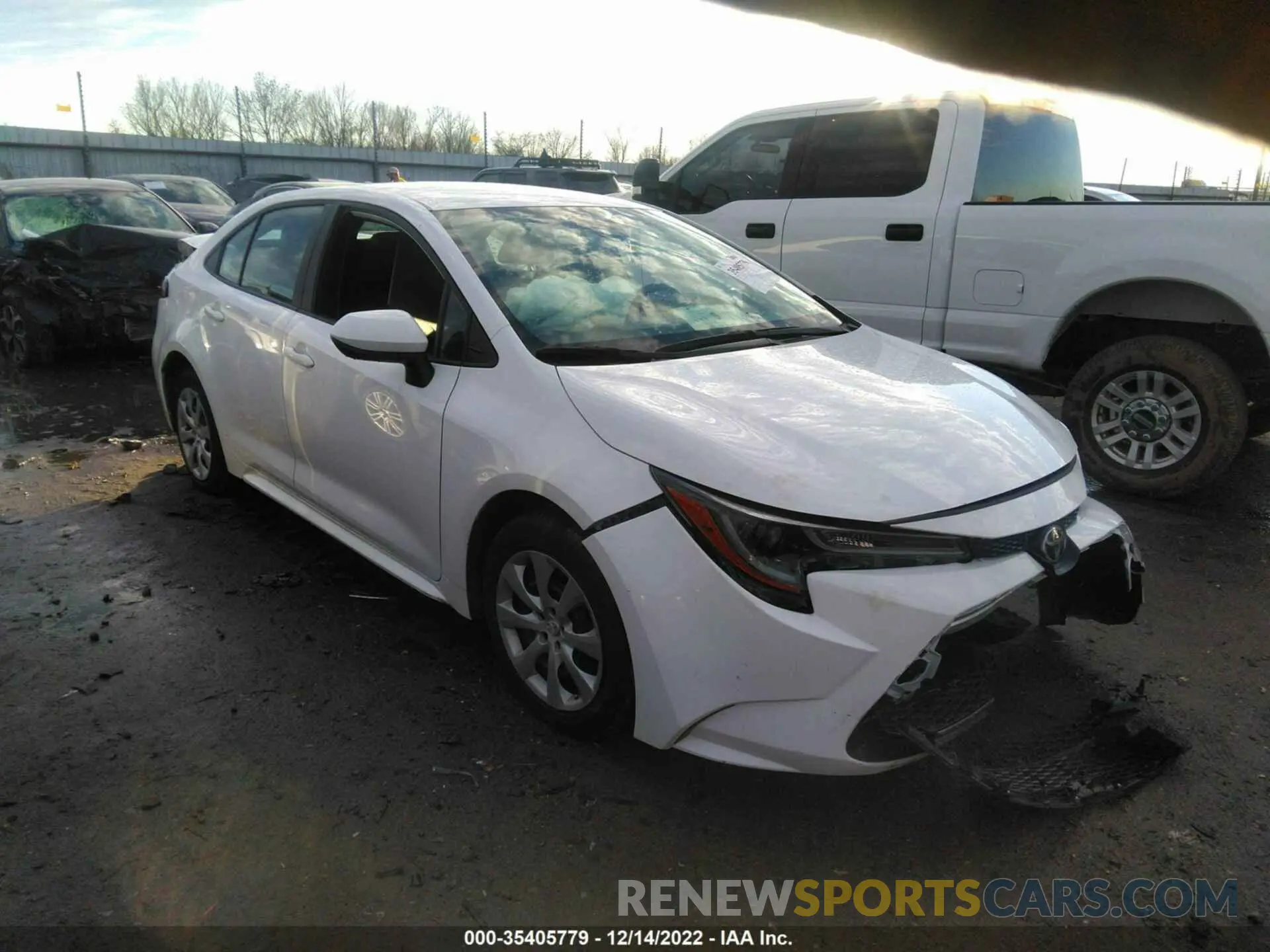 1 fotografías del automóvil dañado 5YFEPMAE3MP168584 TOYOTA COROLLA 2021