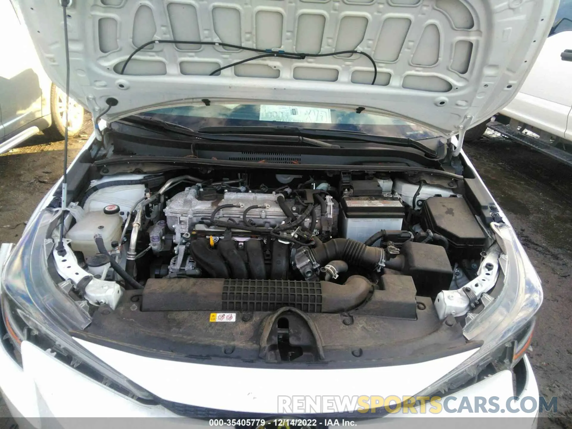 10 fotografías del automóvil dañado 5YFEPMAE3MP168584 TOYOTA COROLLA 2021