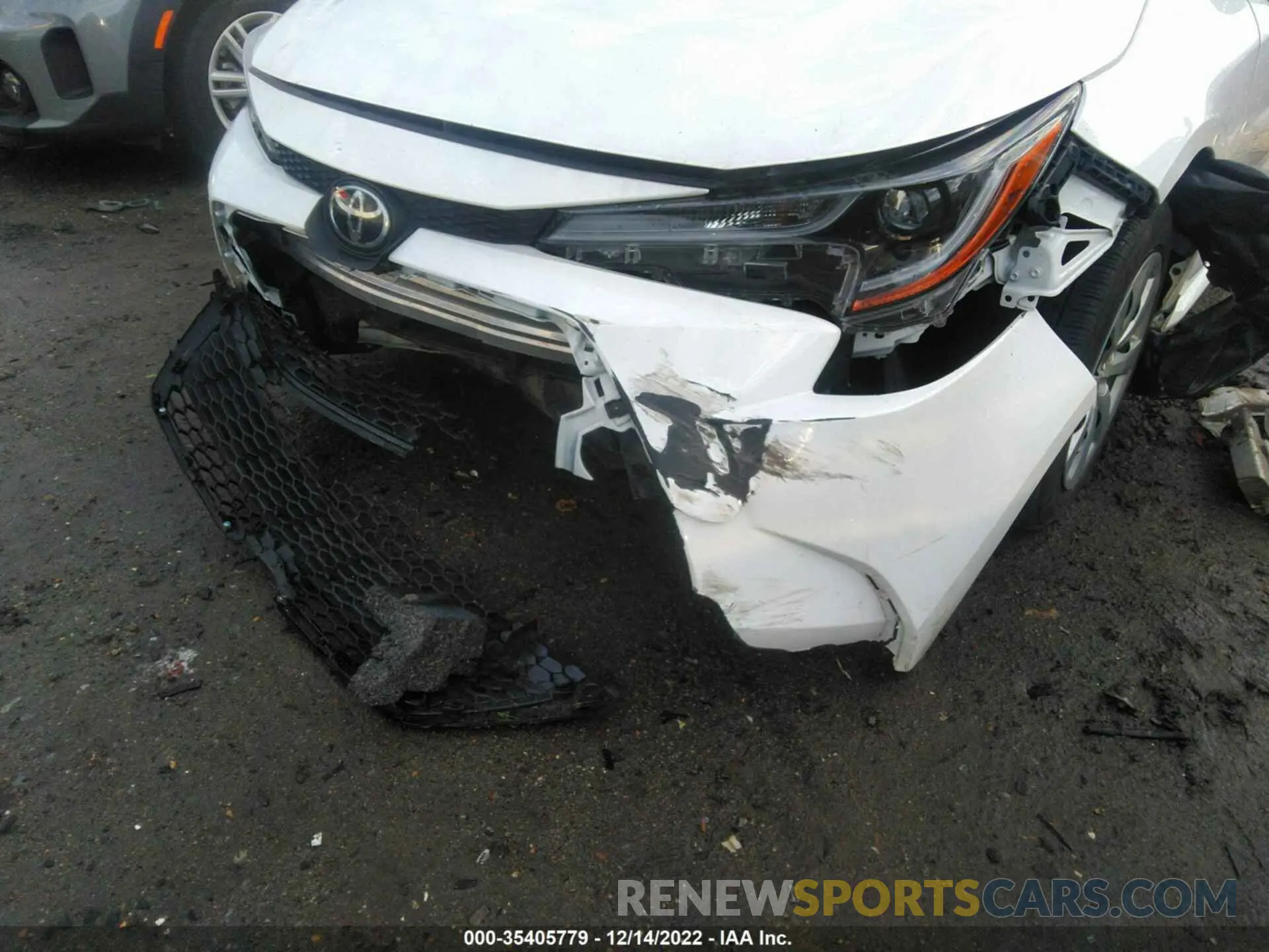 6 fotografías del automóvil dañado 5YFEPMAE3MP168584 TOYOTA COROLLA 2021