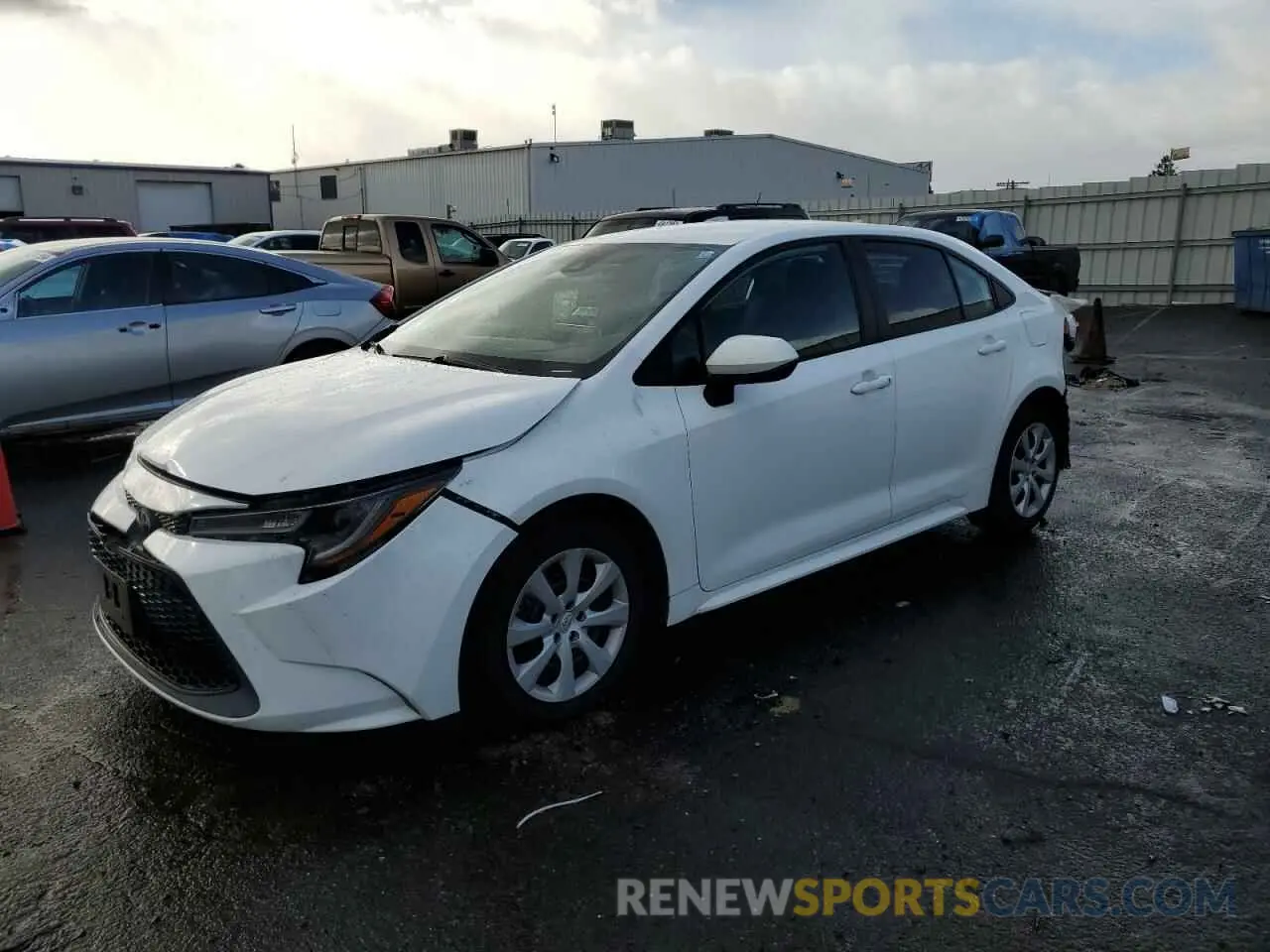 1 fotografías del automóvil dañado 5YFEPMAE3MP184476 TOYOTA COROLLA 2021