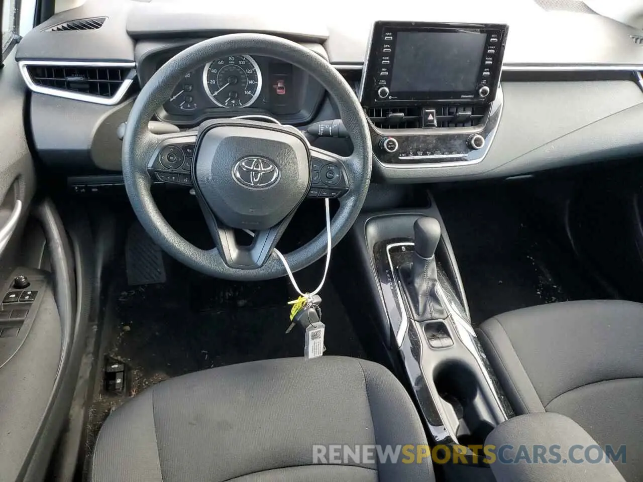 8 fotografías del automóvil dañado 5YFEPMAE3MP184476 TOYOTA COROLLA 2021