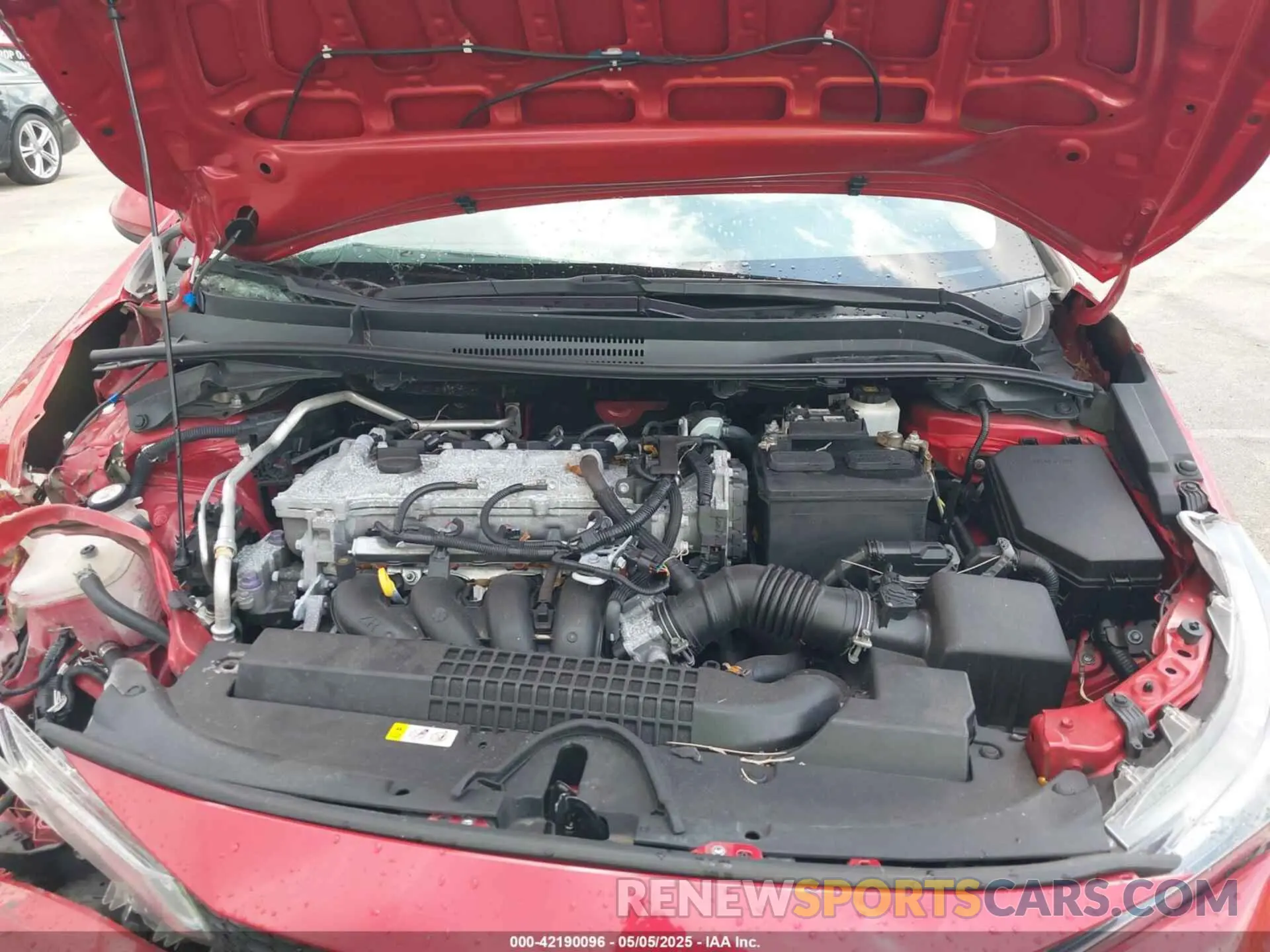 10 fotografías del automóvil dañado 5YFEPMAE3MP187958 TOYOTA COROLLA 2021