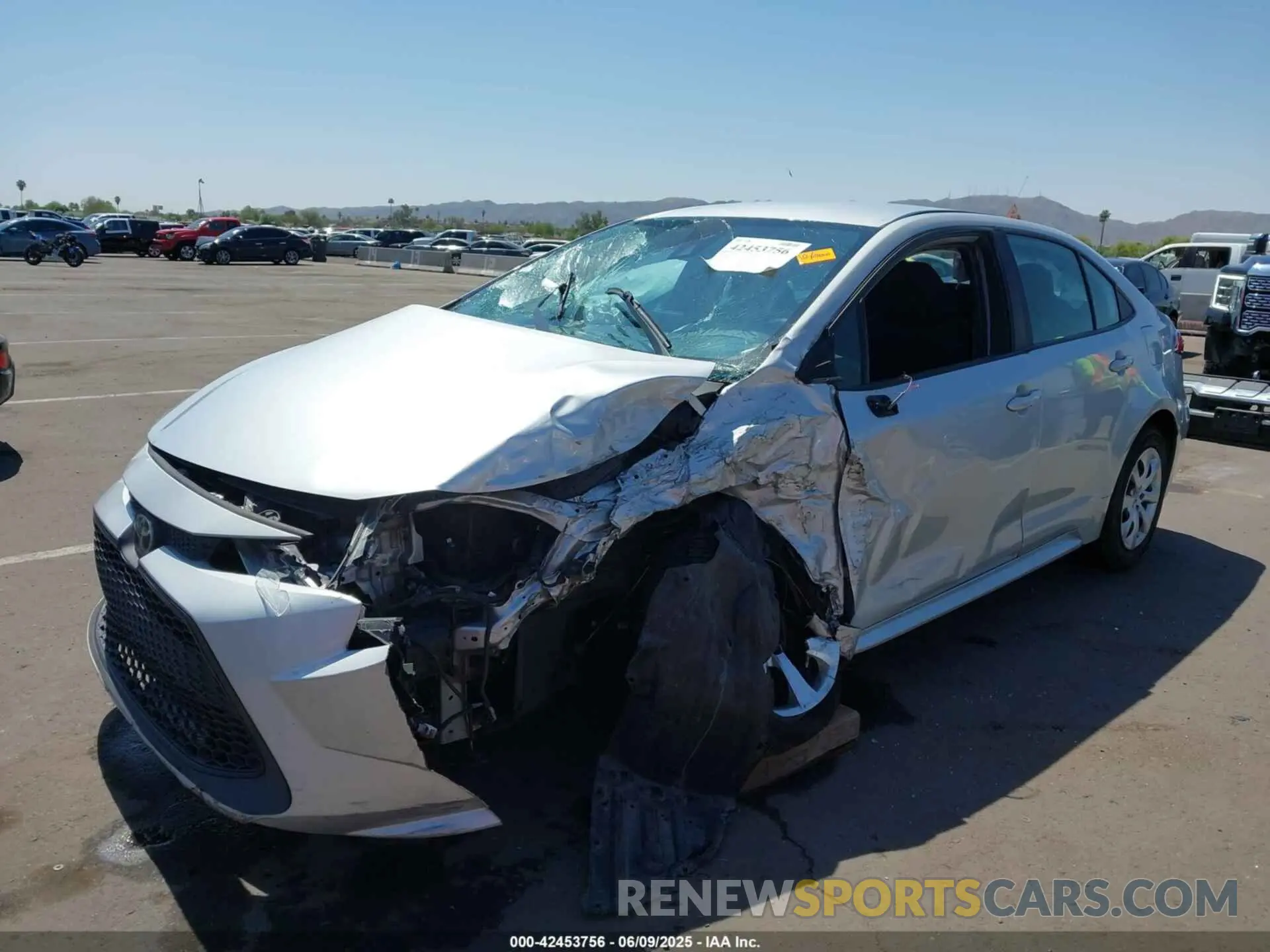6 fotografías del automóvil dañado 5YFEPMAE3MP189970 TOYOTA COROLLA 2021