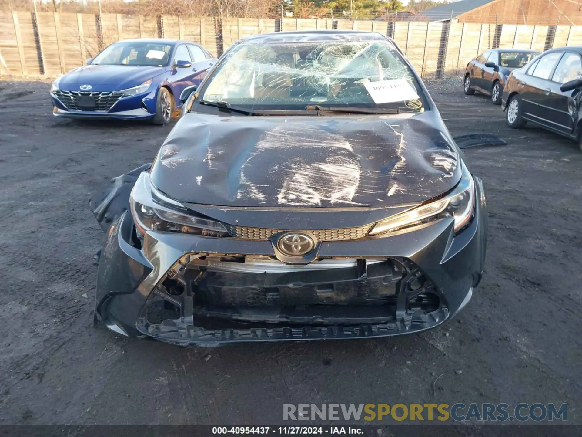 12 fotografías del automóvil dañado 5YFEPMAE3MP191993 TOYOTA COROLLA 2021