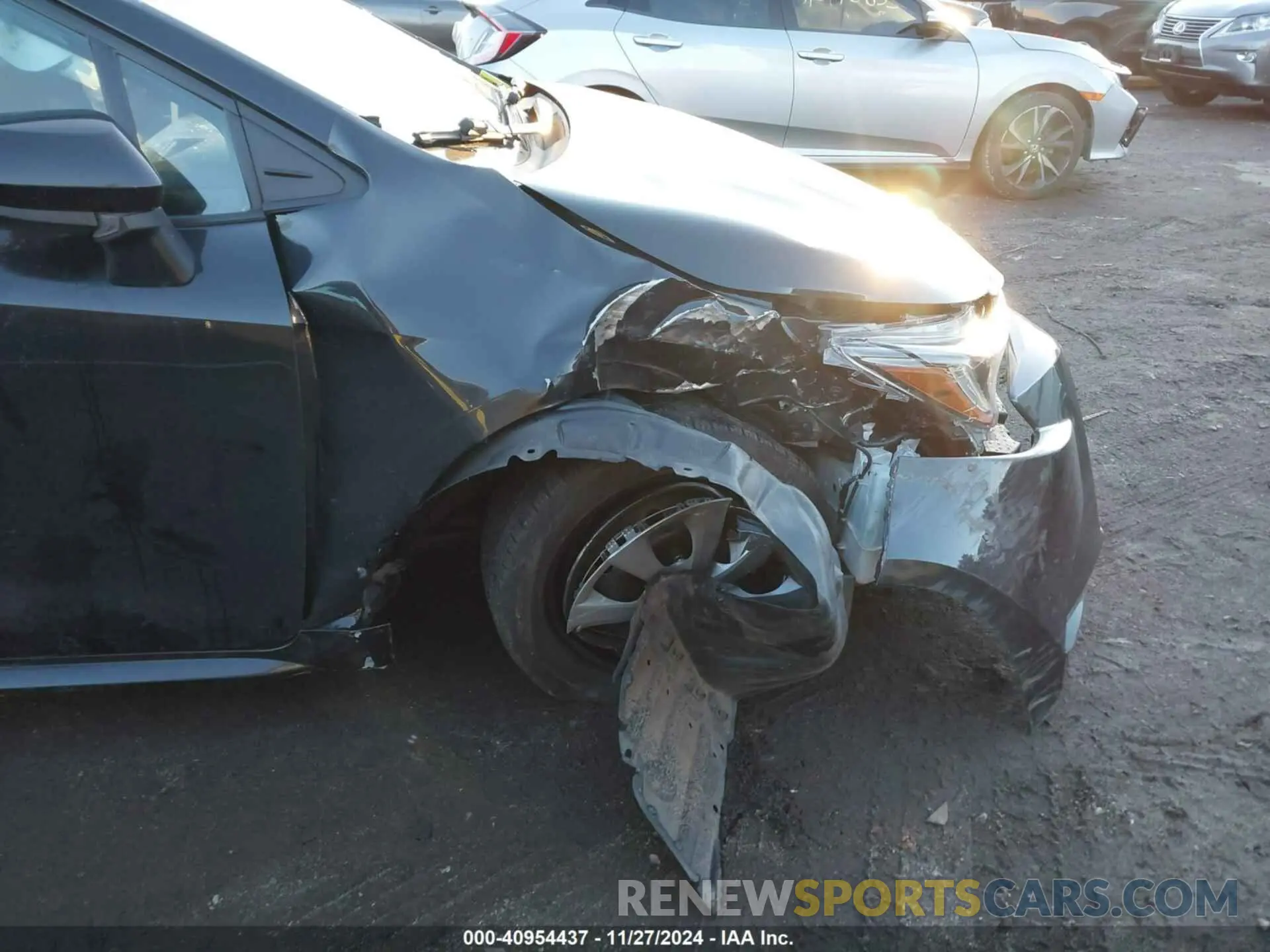 18 fotografías del automóvil dañado 5YFEPMAE3MP191993 TOYOTA COROLLA 2021