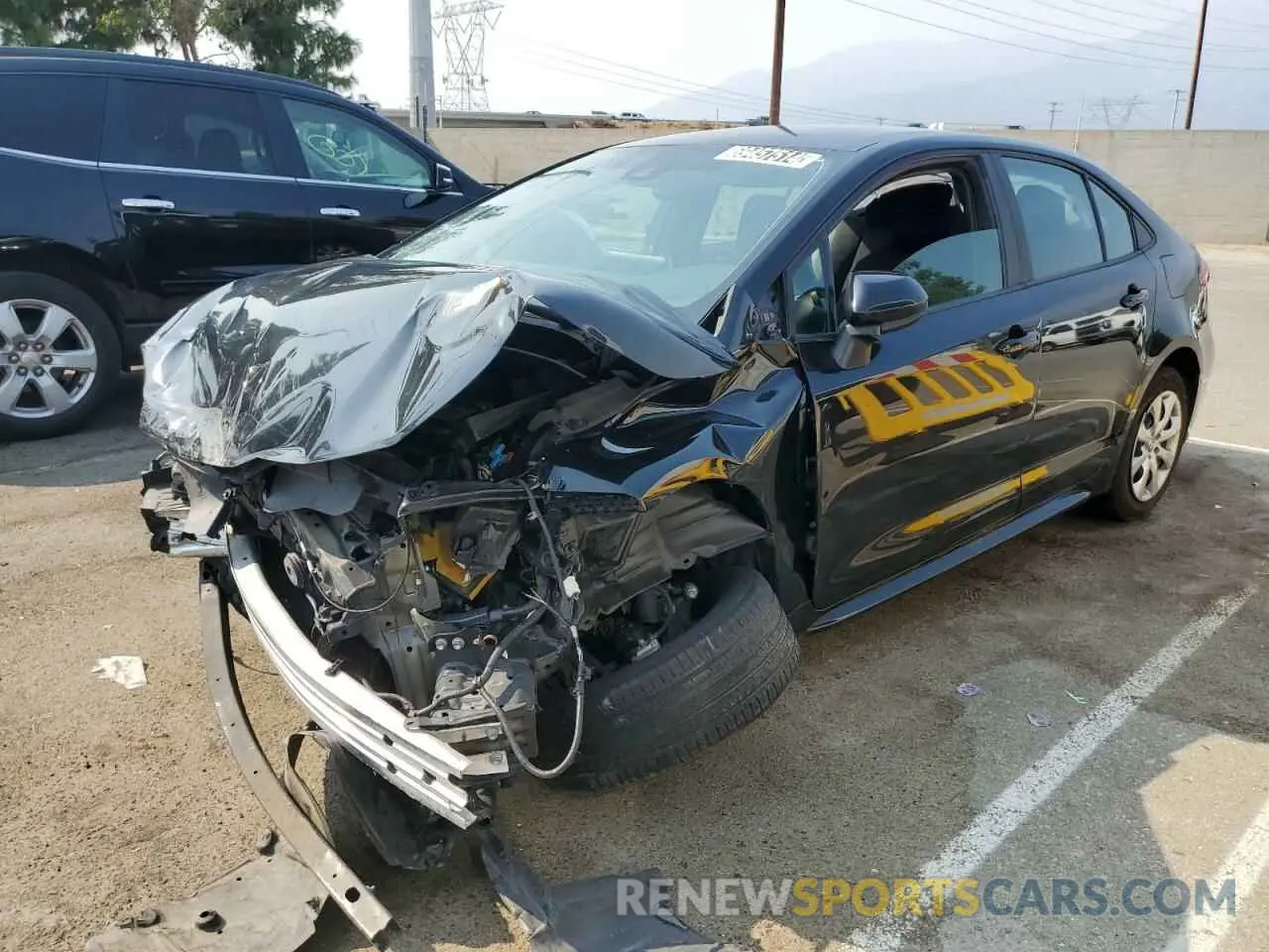 1 fotografías del automóvil dañado 5YFEPMAE3MP197003 TOYOTA COROLLA 2021