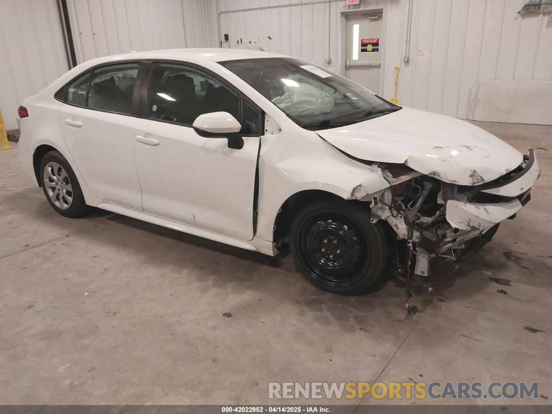 1 fotografías del automóvil dañado 5YFEPMAE3MP206234 TOYOTA COROLLA 2021