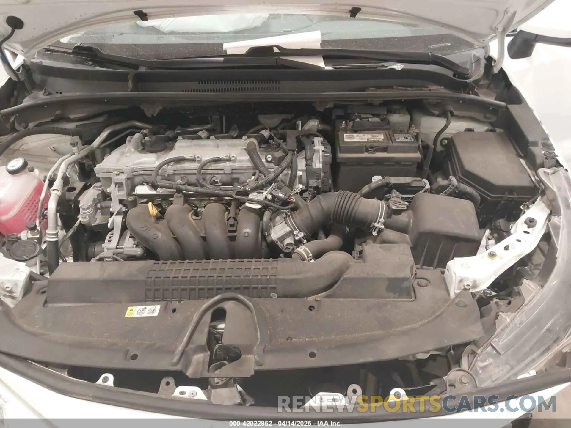 10 fotografías del automóvil dañado 5YFEPMAE3MP206234 TOYOTA COROLLA 2021