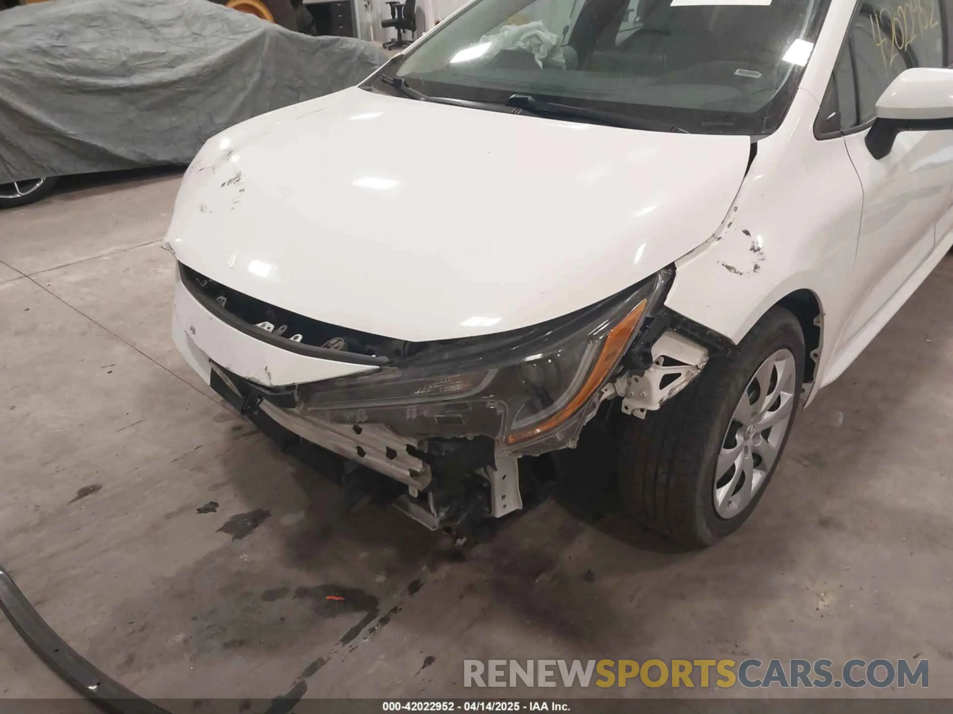6 fotografías del automóvil dañado 5YFEPMAE3MP206234 TOYOTA COROLLA 2021