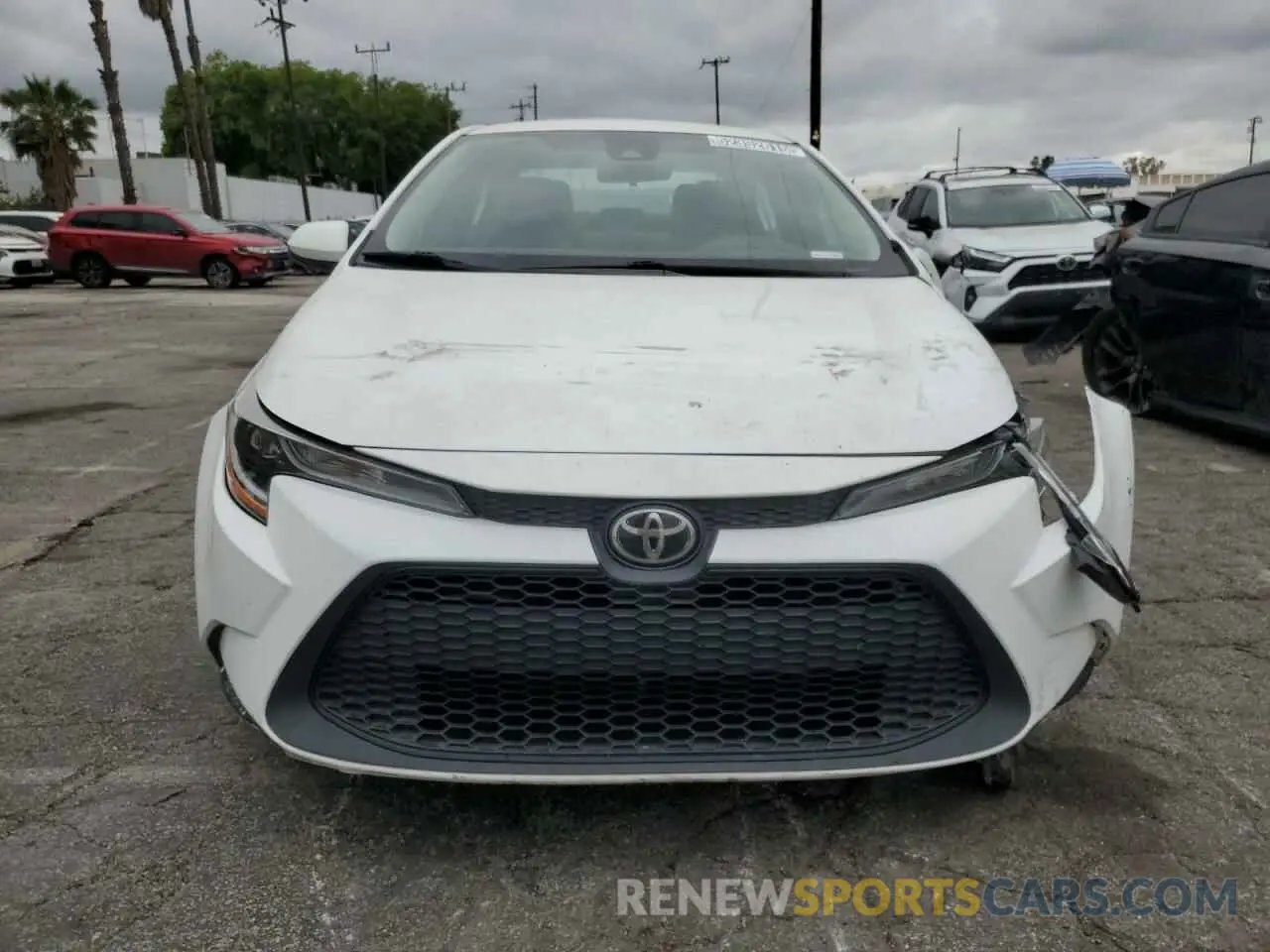 5 fotografías del automóvil dañado 5YFEPMAE3MP212325 TOYOTA COROLLA 2021