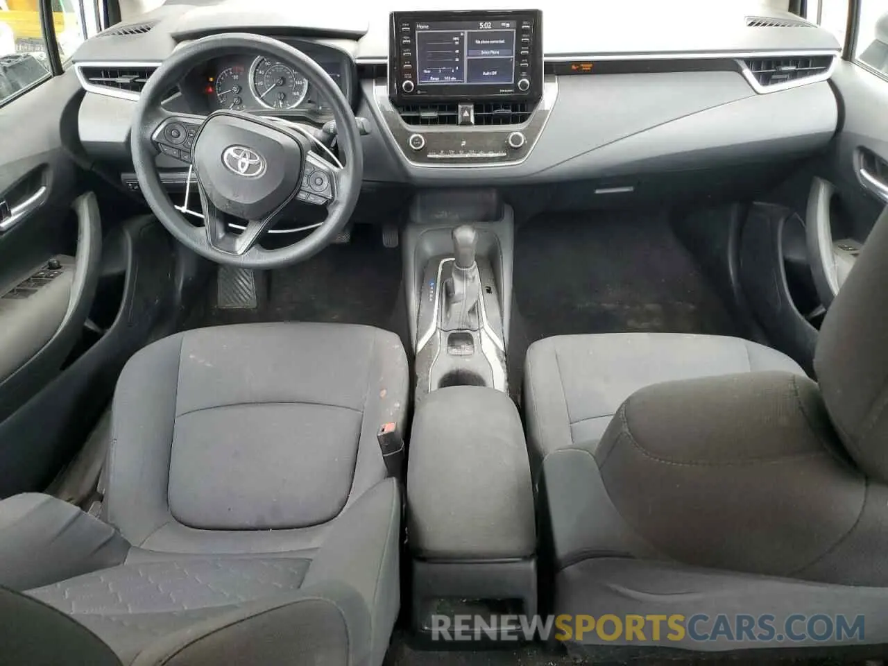 8 fotografías del automóvil dañado 5YFEPMAE3MP212325 TOYOTA COROLLA 2021