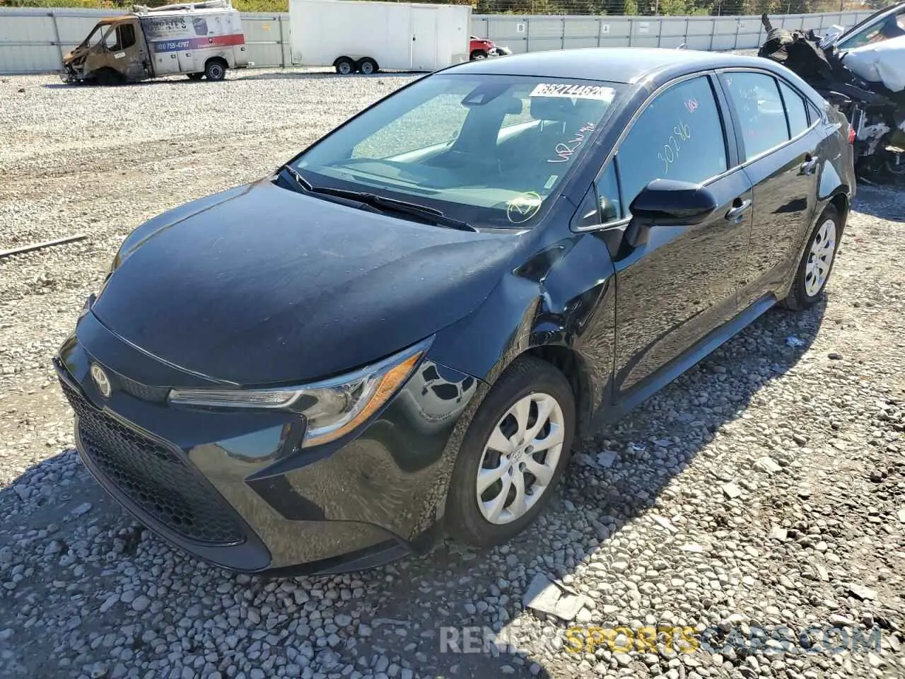 1 fotografías del automóvil dañado 5YFEPMAE3MP221817 TOYOTA COROLLA 2021