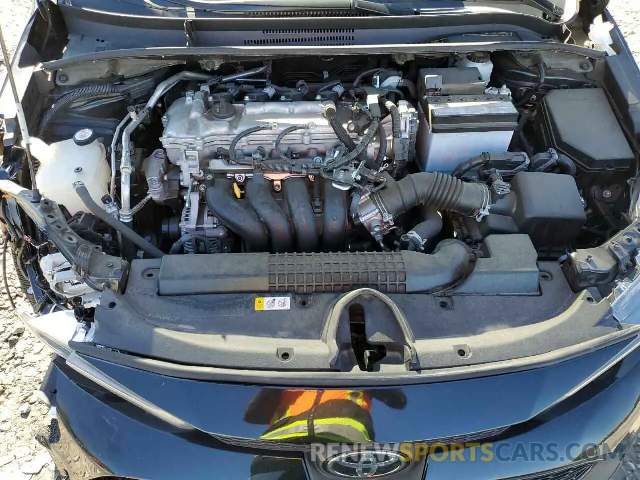 11 fotografías del automóvil dañado 5YFEPMAE3MP221817 TOYOTA COROLLA 2021