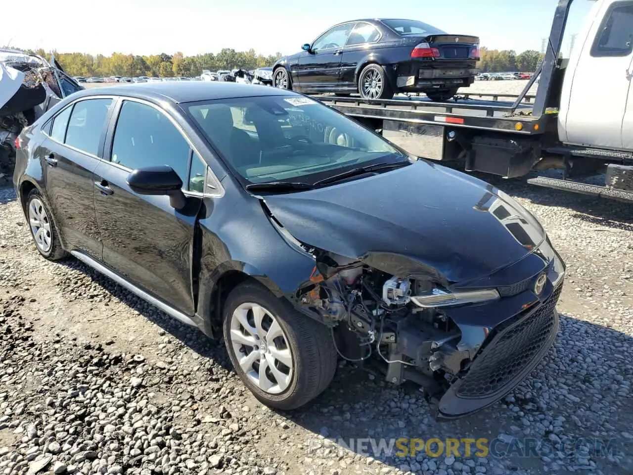 4 fotografías del automóvil dañado 5YFEPMAE3MP221817 TOYOTA COROLLA 2021