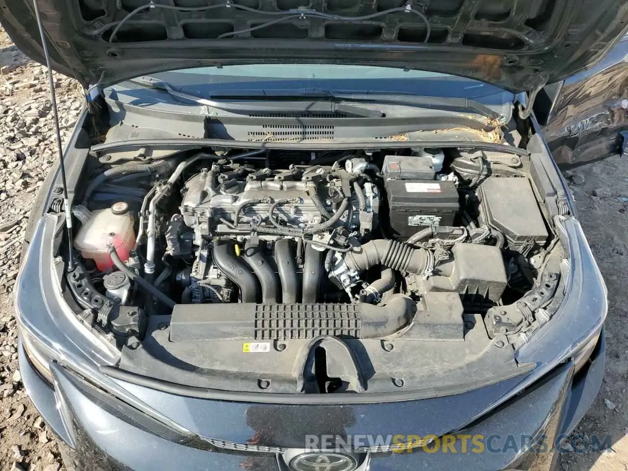 11 fotografías del automóvil dañado 5YFEPMAE3MP226810 TOYOTA COROLLA 2021