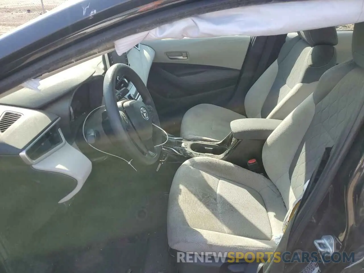 7 fotografías del automóvil dañado 5YFEPMAE3MP226810 TOYOTA COROLLA 2021
