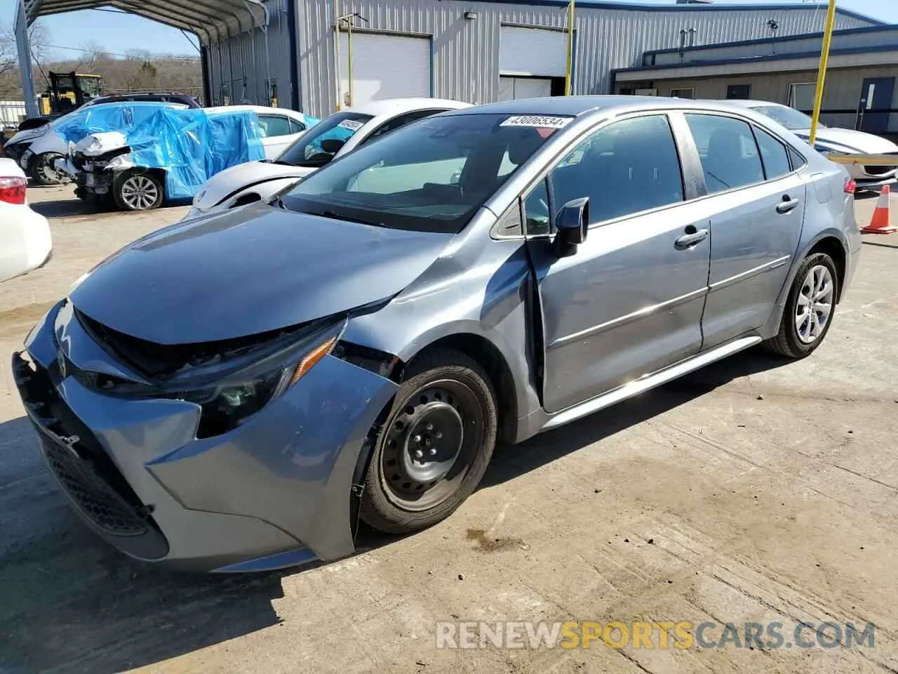 1 fotografías del automóvil dañado 5YFEPMAE3MP228136 TOYOTA COROLLA 2021
