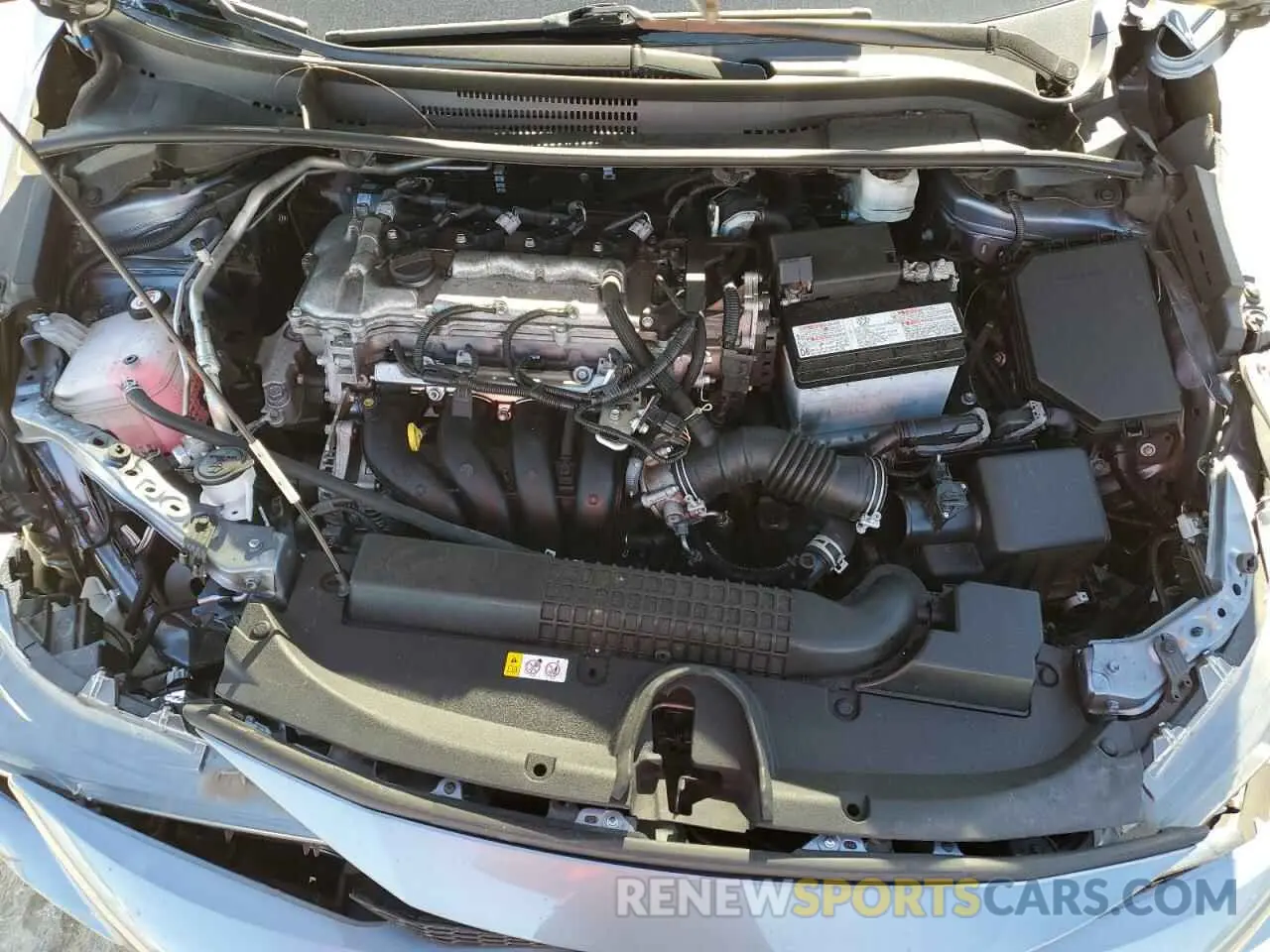 11 fotografías del automóvil dañado 5YFEPMAE3MP228136 TOYOTA COROLLA 2021