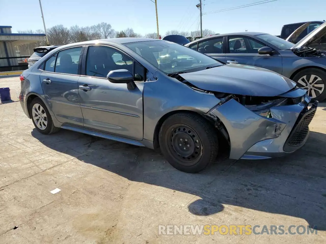 4 fotografías del automóvil dañado 5YFEPMAE3MP228136 TOYOTA COROLLA 2021