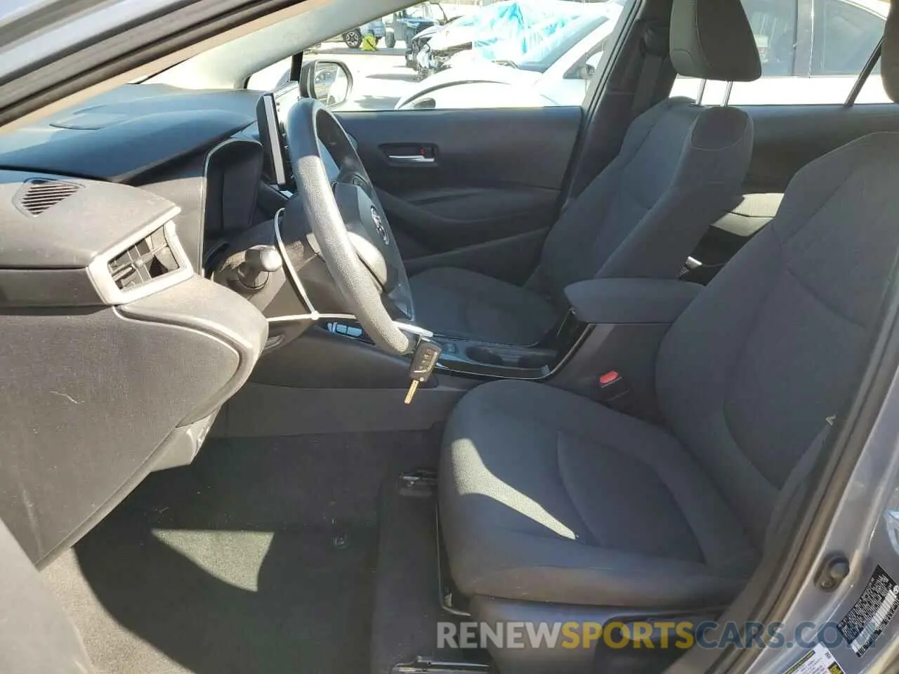 7 fotografías del automóvil dañado 5YFEPMAE3MP228136 TOYOTA COROLLA 2021
