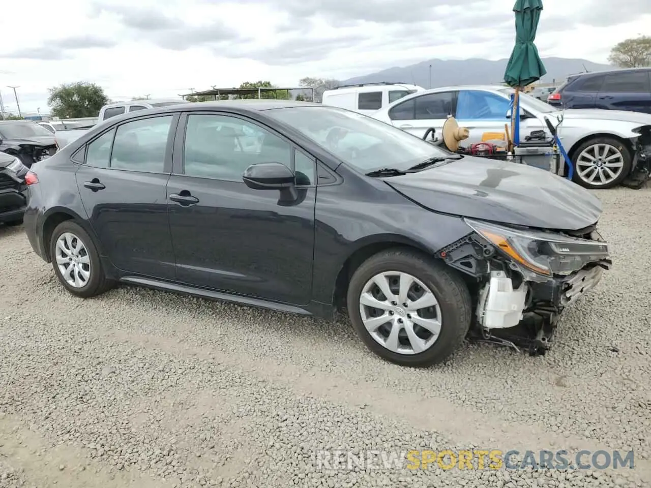 4 fotografías del automóvil dañado 5YFEPMAE3MP240383 TOYOTA COROLLA 2021