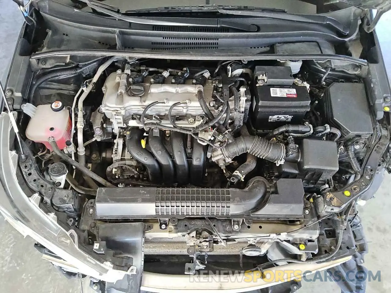 11 fotografías del automóvil dañado 5YFEPMAE3MP242036 TOYOTA COROLLA 2021