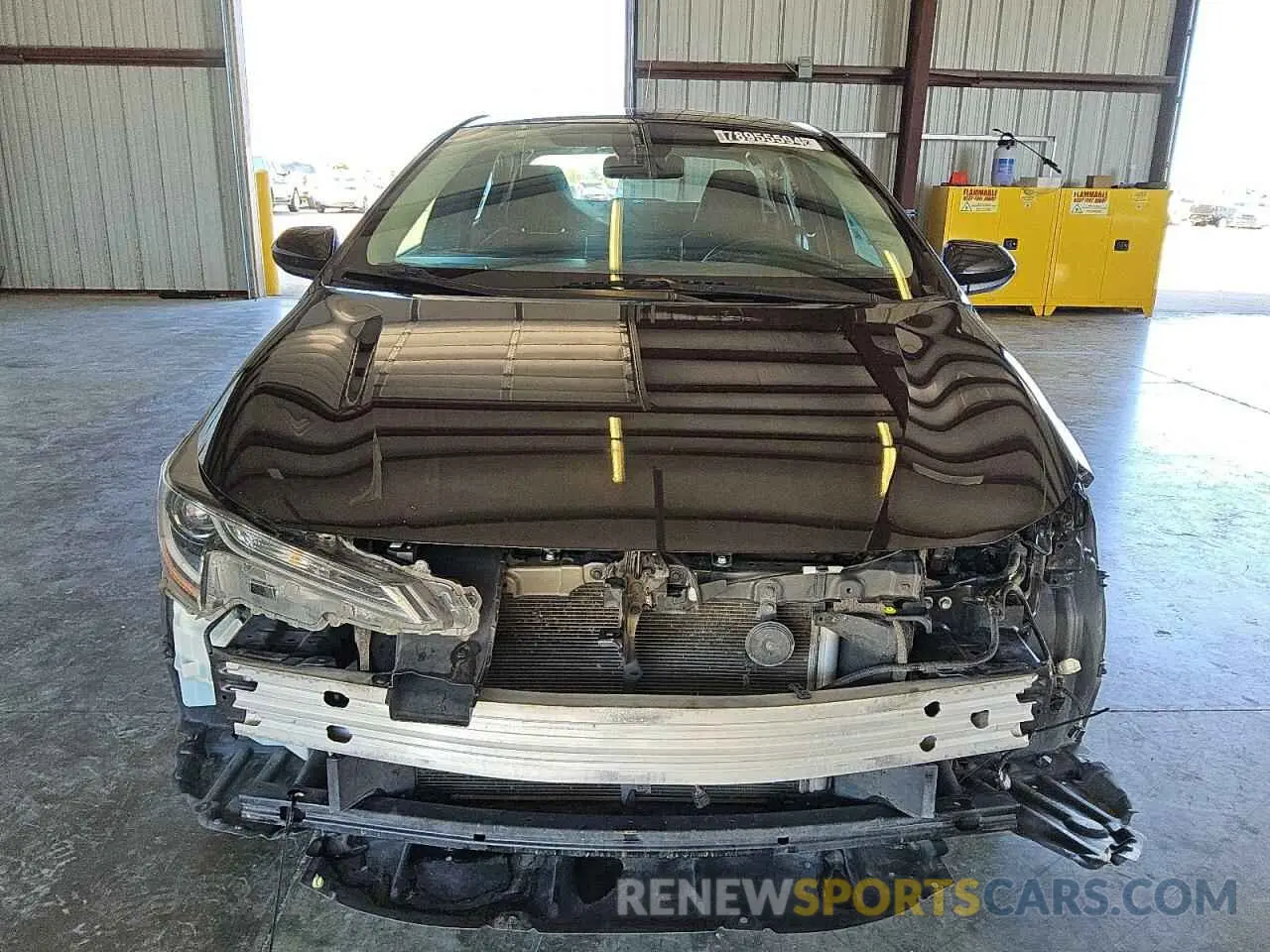 5 fotografías del automóvil dañado 5YFEPMAE3MP242036 TOYOTA COROLLA 2021