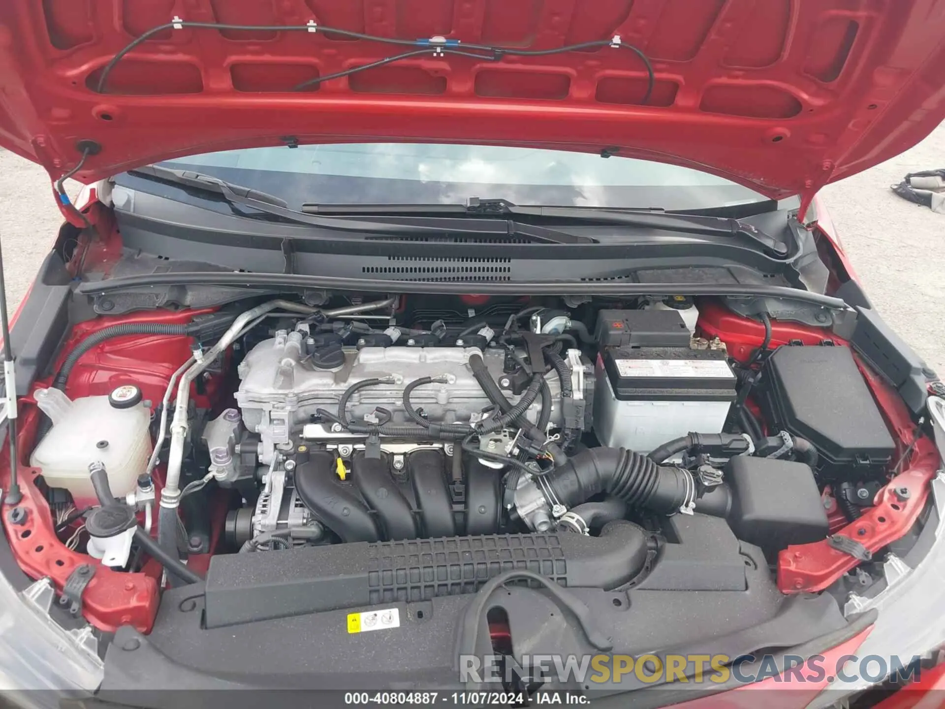 10 fotografías del automóvil dañado 5YFEPMAE3MP247530 TOYOTA COROLLA 2021