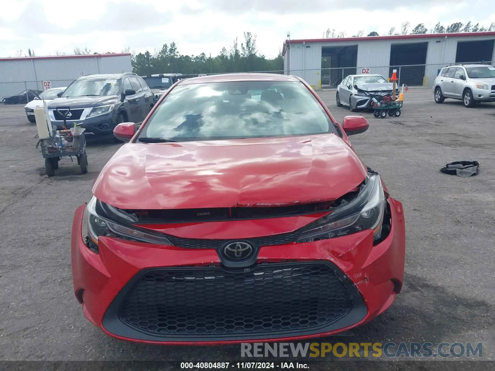 6 fotografías del automóvil dañado 5YFEPMAE3MP247530 TOYOTA COROLLA 2021