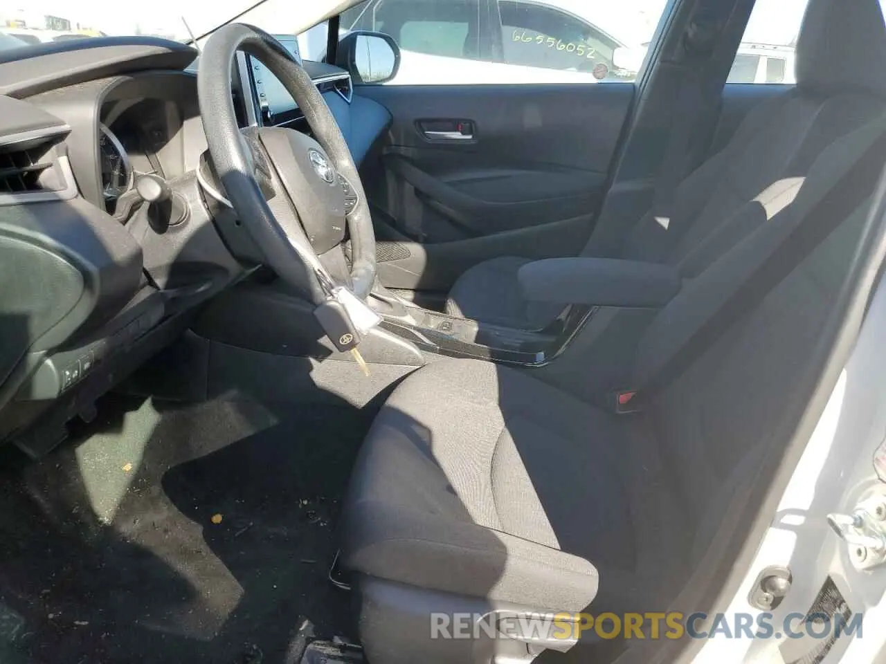 7 fotografías del automóvil dañado 5YFEPMAE3MP249598 TOYOTA COROLLA 2021