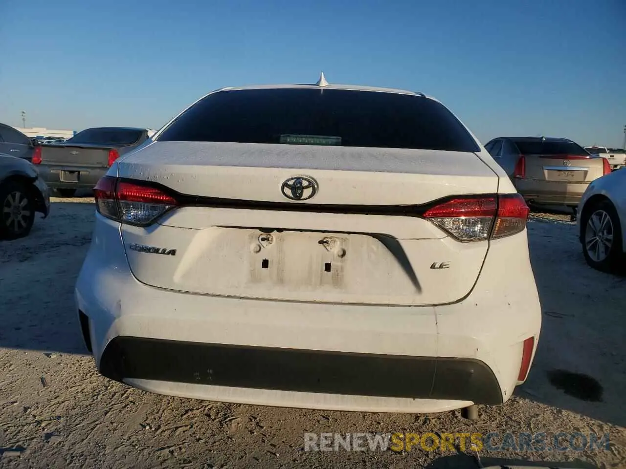 6 fotografías del automóvil dañado 5YFEPMAE3MP251187 TOYOTA COROLLA 2021