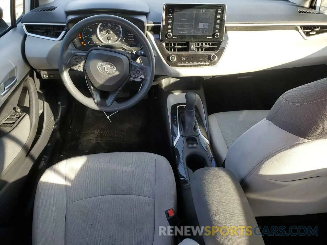 8 fotografías del automóvil dañado 5YFEPMAE3MP251187 TOYOTA COROLLA 2021