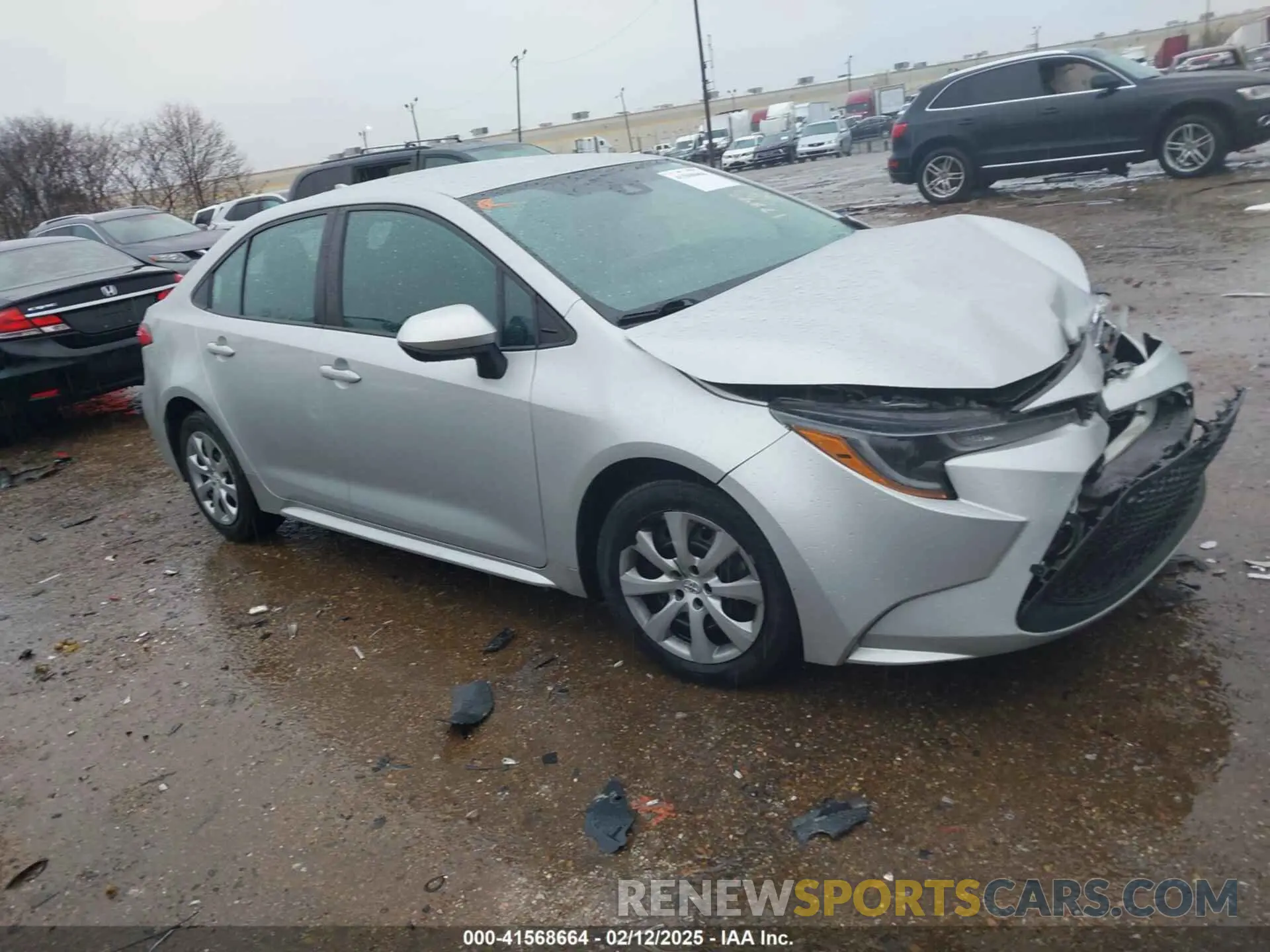 13 fotografías del automóvil dañado 5YFEPMAE3MP251903 TOYOTA COROLLA 2021