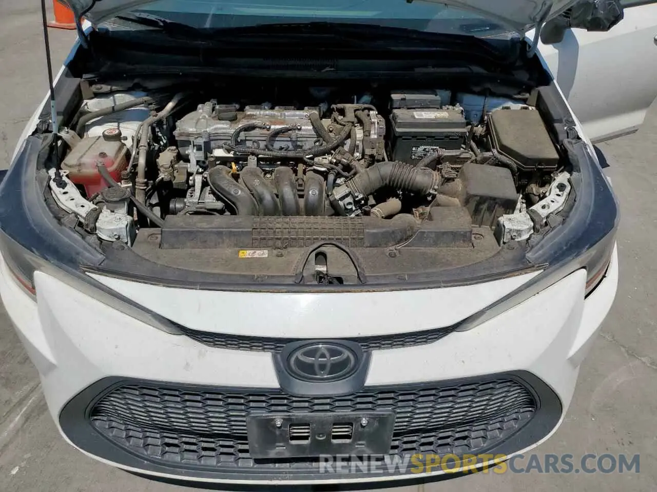 11 fotografías del automóvil dañado 5YFEPMAE3MP255921 TOYOTA COROLLA 2021
