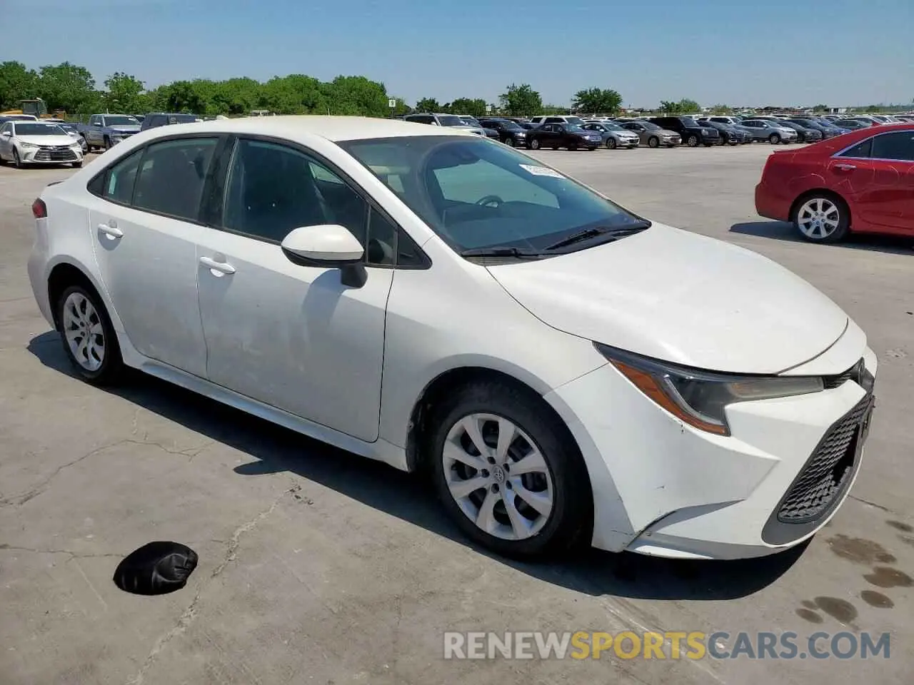 4 fotografías del automóvil dañado 5YFEPMAE3MP255921 TOYOTA COROLLA 2021