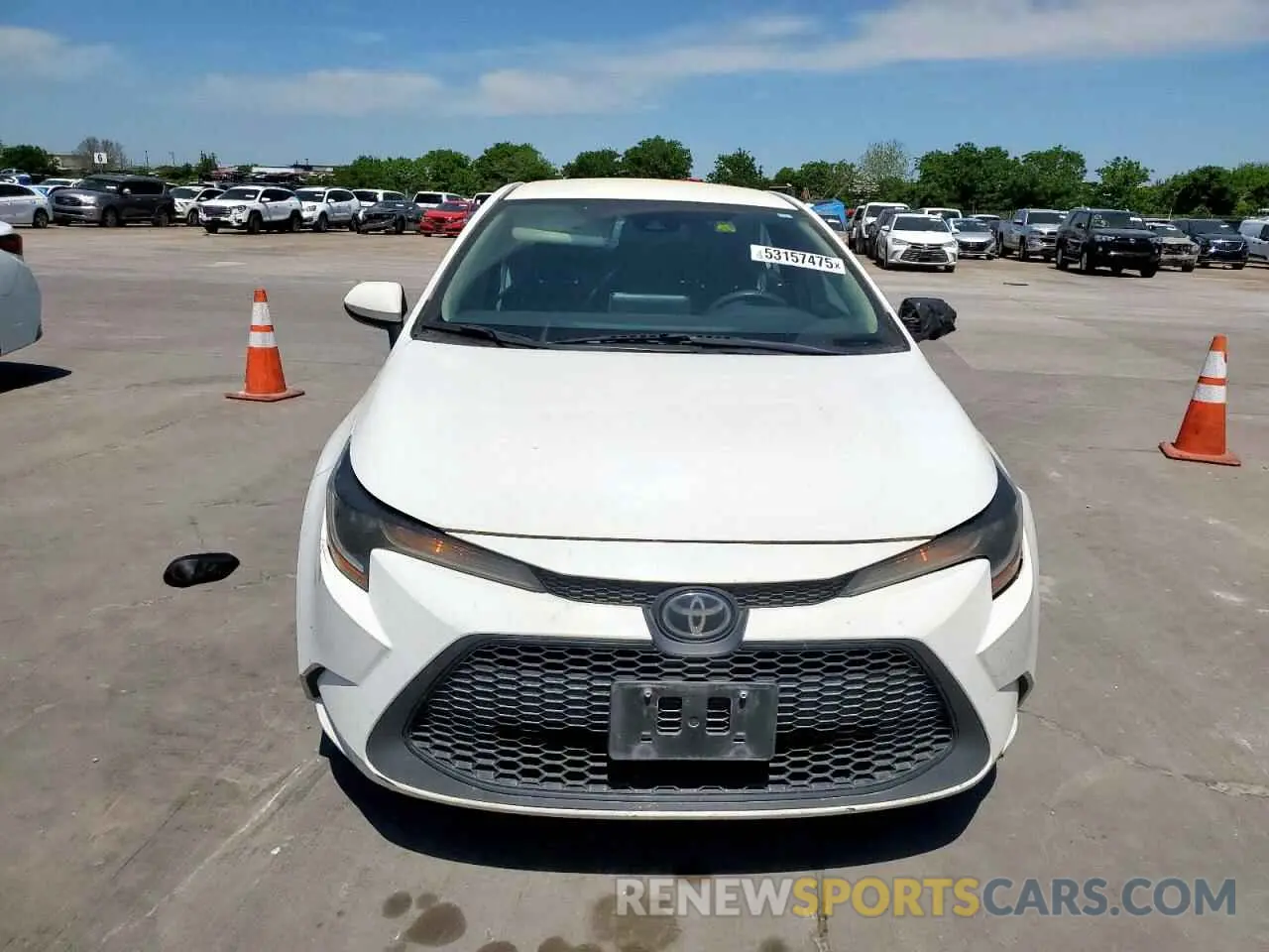 5 fotografías del automóvil dañado 5YFEPMAE3MP255921 TOYOTA COROLLA 2021