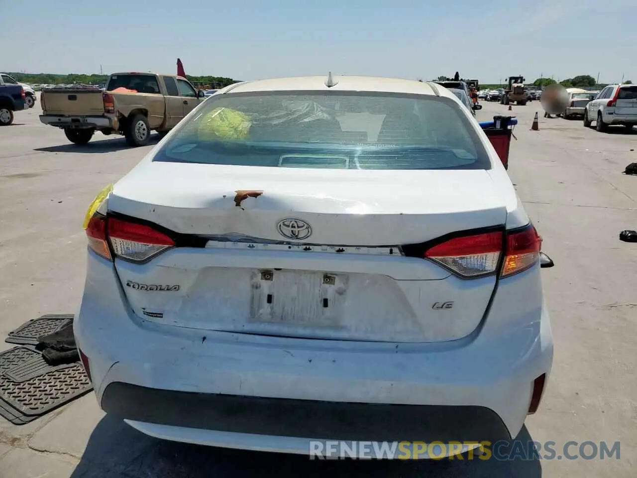 6 fotografías del automóvil dañado 5YFEPMAE3MP255921 TOYOTA COROLLA 2021