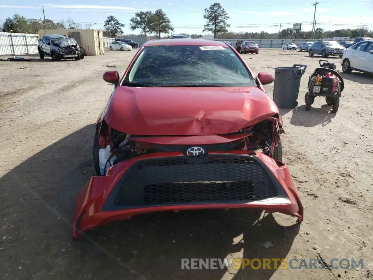 5 fotografías del automóvil dañado 5YFEPMAE3MP260097 TOYOTA COROLLA 2021