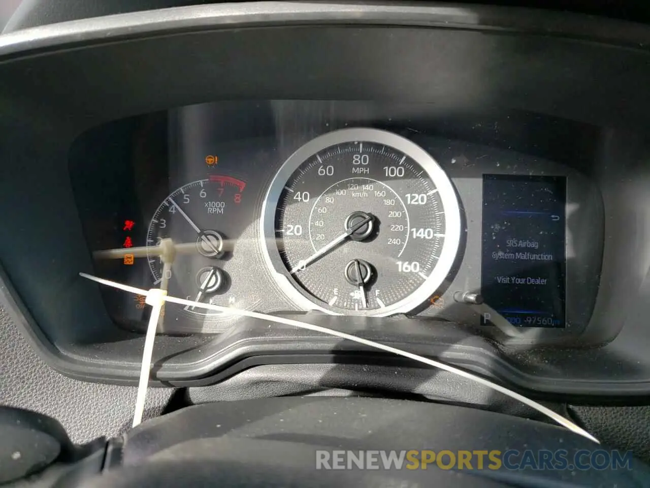 9 fotografías del automóvil dañado 5YFEPMAE3MP260097 TOYOTA COROLLA 2021