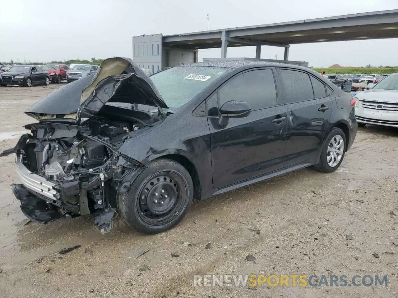 1 fotografías del automóvil dañado 5YFEPMAE3MP260763 TOYOTA COROLLA 2021