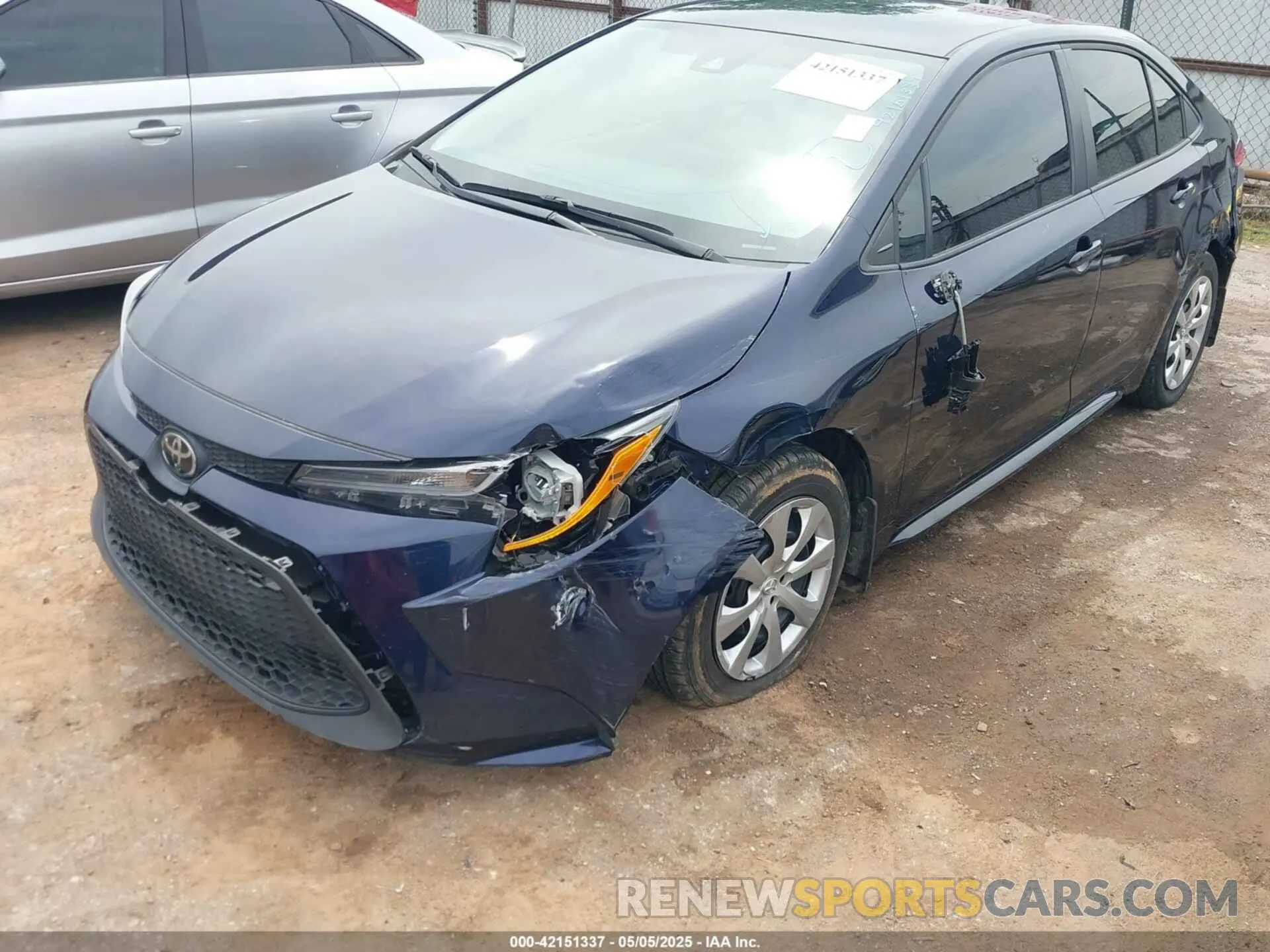6 fotografías del automóvil dañado 5YFEPMAE3MP261136 TOYOTA COROLLA 2021