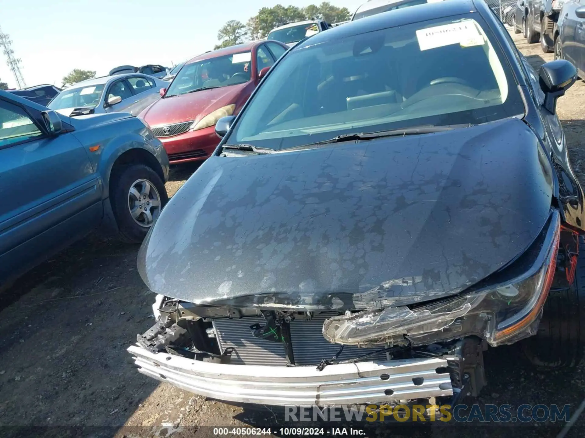 12 fotografías del automóvil dañado 5YFEPMAE3MP264960 TOYOTA COROLLA 2021