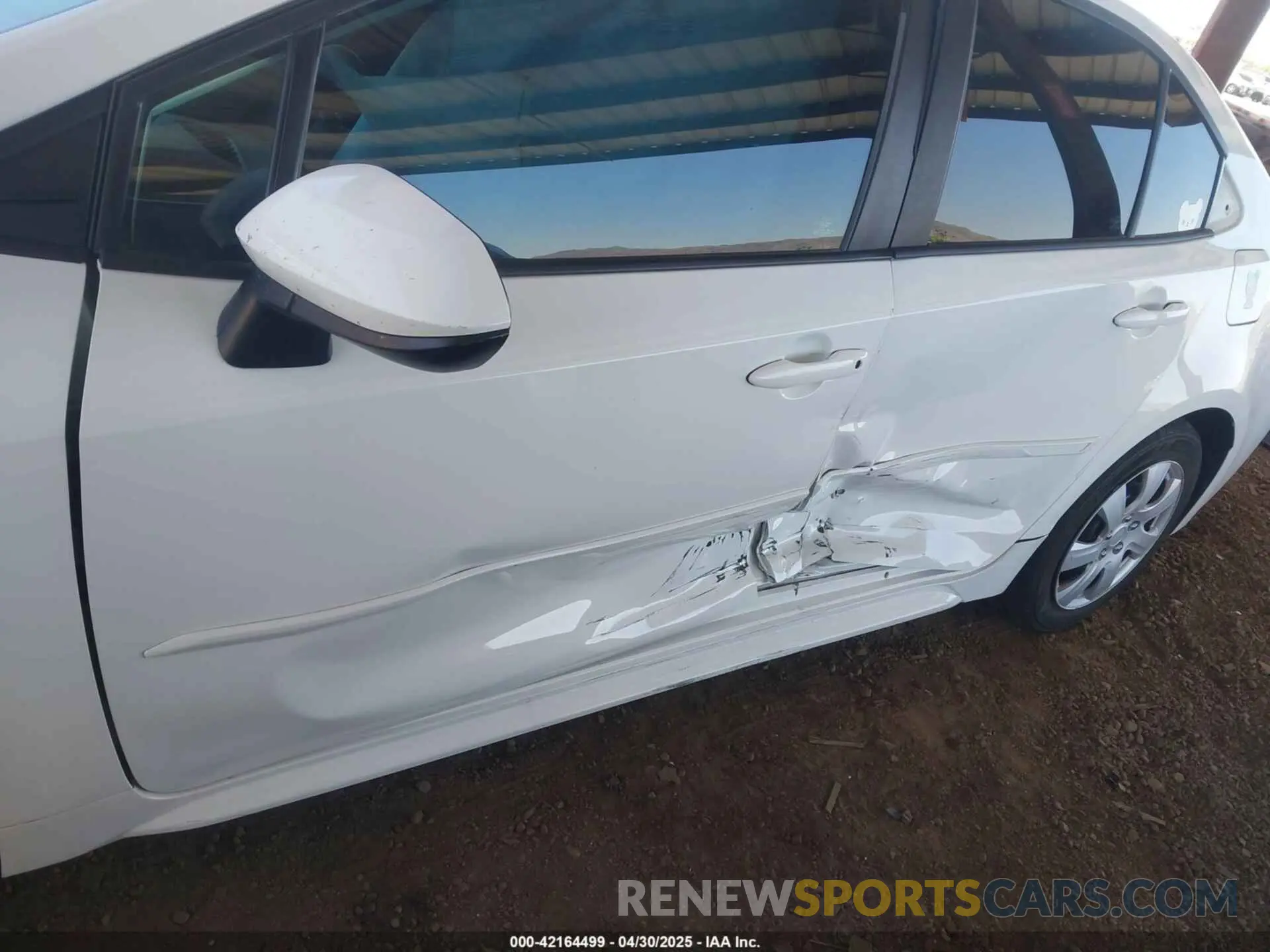 6 fotografías del automóvil dañado 5YFEPMAE4MP148246 TOYOTA COROLLA 2021