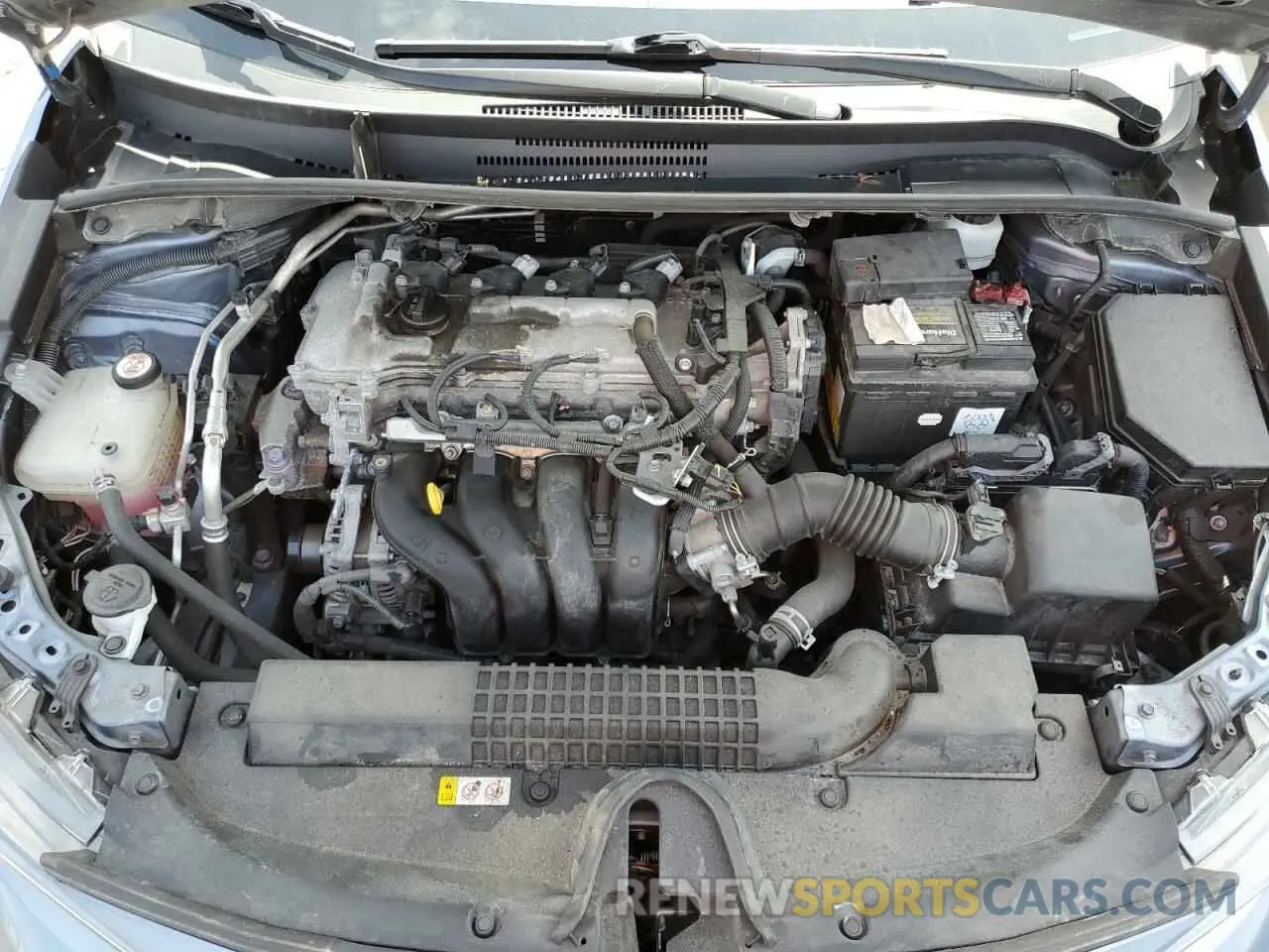 11 fotografías del automóvil dañado 5YFEPMAE4MP152118 TOYOTA COROLLA 2021
