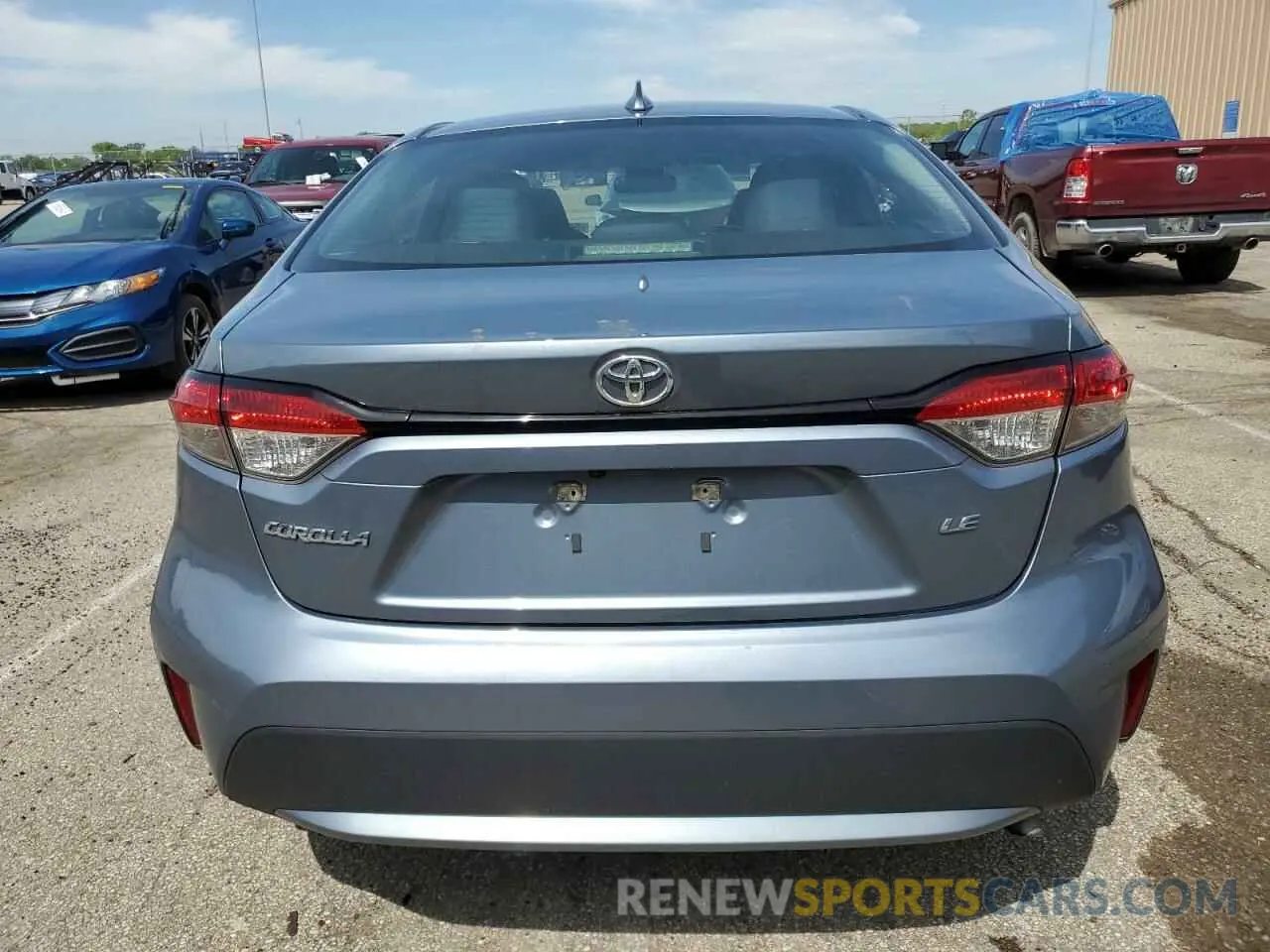 6 fotografías del automóvil dañado 5YFEPMAE4MP152118 TOYOTA COROLLA 2021